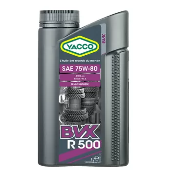 روغن گیربکس دنده ای مدل BVX R۵۰۰ (۷۵W-۸۰) شرکت یاکو YACCO (اصل فرانسه) (قیمت همکاری، سفارش تعداد)