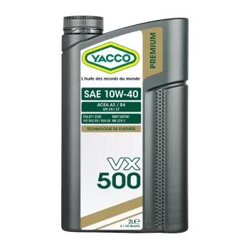 روغن موتور مدل SAE ۱۰W-۴۰ شرکت یاکو YACCO (اصل فرانسه) (قیمت همکاری، سفارش تعداد)